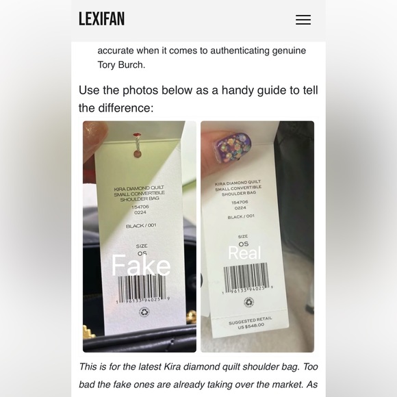 A few tips to authenticate Tory Burch handbags - Picture 14 of 16